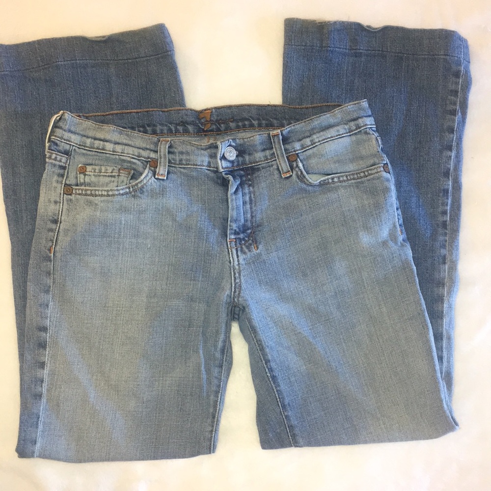 7 For All Mankind Light Wash Dojo Size 30